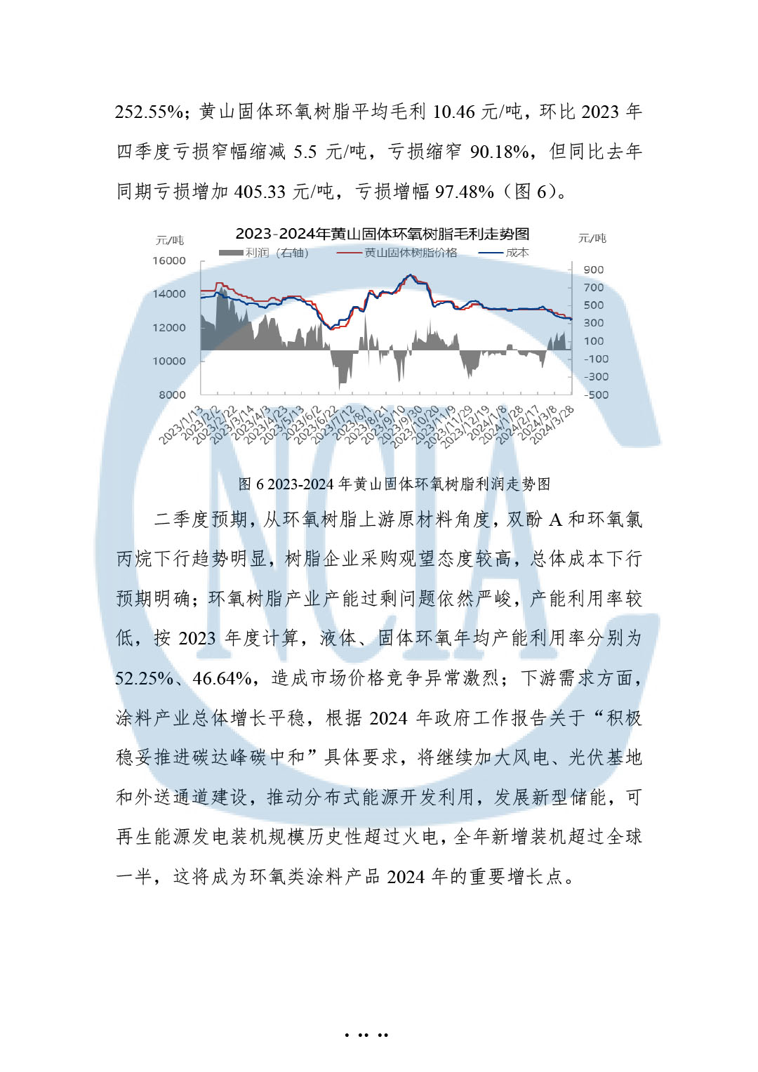 2024年一季度中国涂料、颜料行业经济运行简报-7